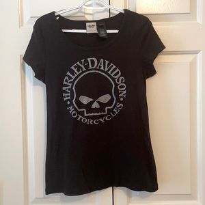 Harley Davidson skull Shirt